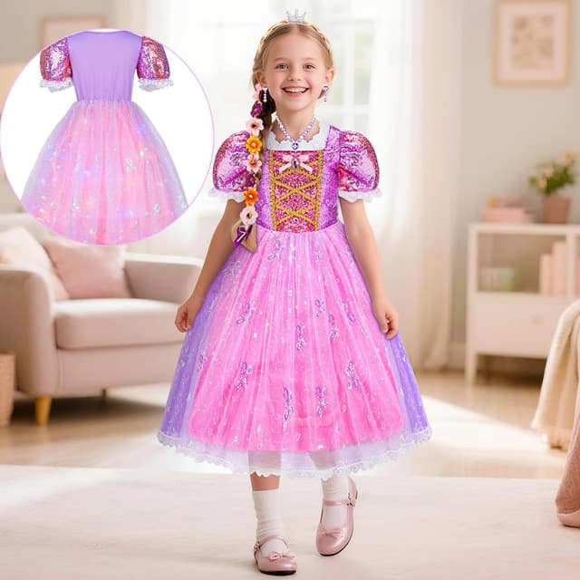 Thumbnail 5 de Princesa Vestido Niñas Disfraz con luces LED