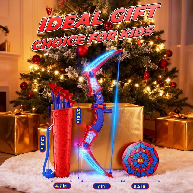 Thumbnail 6 de Kids LED Bow and Arrow Set 8 Arrows