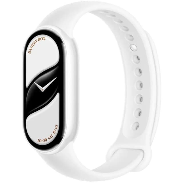 Detalle 2 de Xiaomi Smart Band 10 pulsera de actividad blanco cerámico con pantalla AMOLED