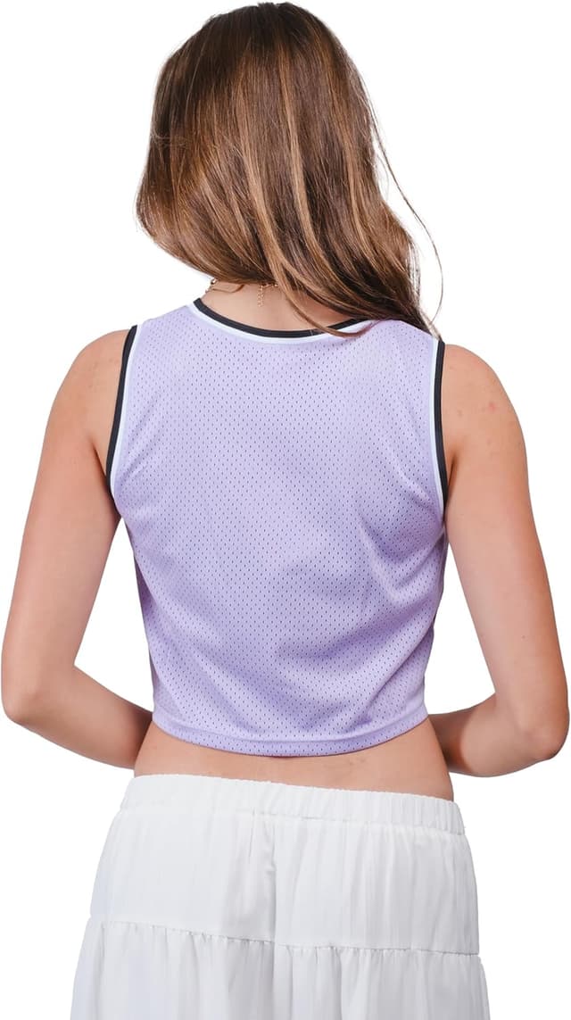 Detalle 2 de Ultra Game Women’s WNBA Official Mesh Tank Top (Sleeveless Muscle T-Shirt)