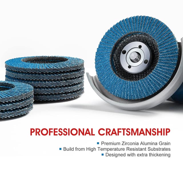 Thumbnail 2 de S SATC Flap Discs 115mm 40 Grit 10 Pack