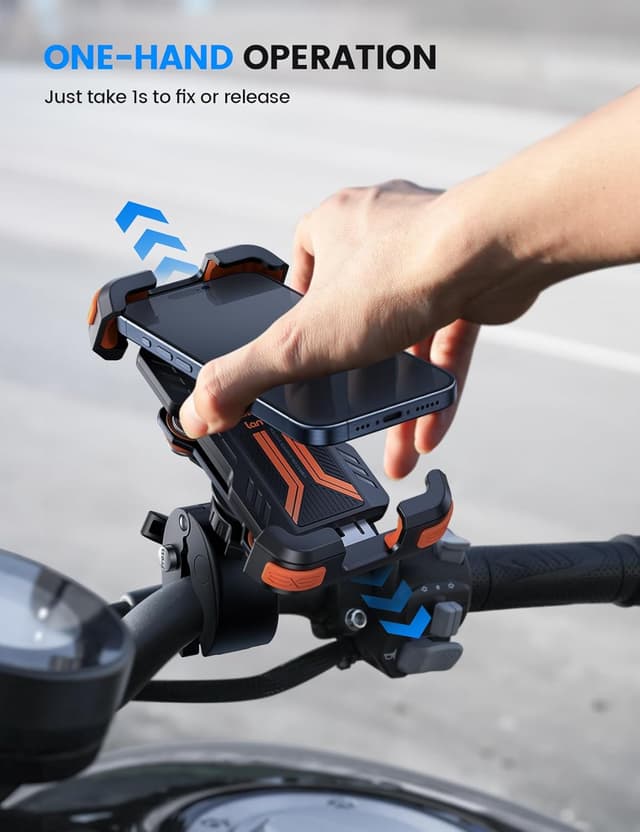 Detalle de Lamicall Motorbike Phone Holder 4.7-6.7 inch