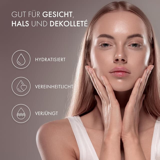 Detalle de Satin Naturel Retinol Serum 50 ml – Anti-Aging & Anti-Falten Gesichtsserum mit Retinol, Hyaluron & Niacinamid