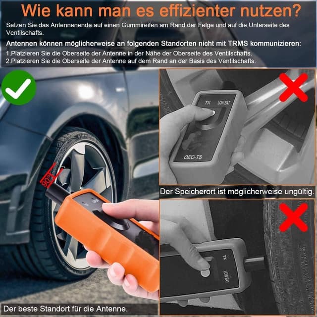 Detalle de Funkprofi RDKS Anlernsystem Reifenventilaktivator TPMS-Reifendrucksensor (RDKS Programmiergerät) – für GM-Fahrzeuge