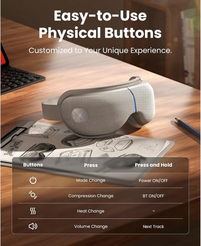 Thumbnail 4 de BOB AND BRAD Eye Massager with Heat and Cooling EyeOasis 3 Elite