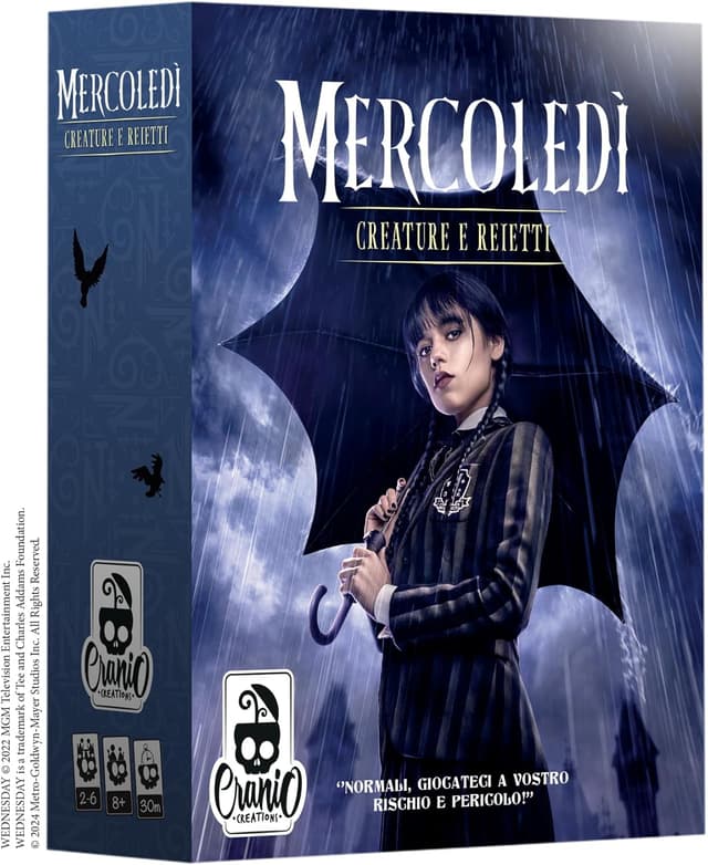 Detalle de Cranio Creations Mercredi Jeu de cartes 2 à 6