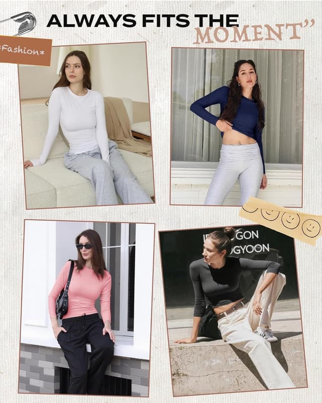 Thumbnail 4 de GAYHAY Long Sleeve Crop Top 2025