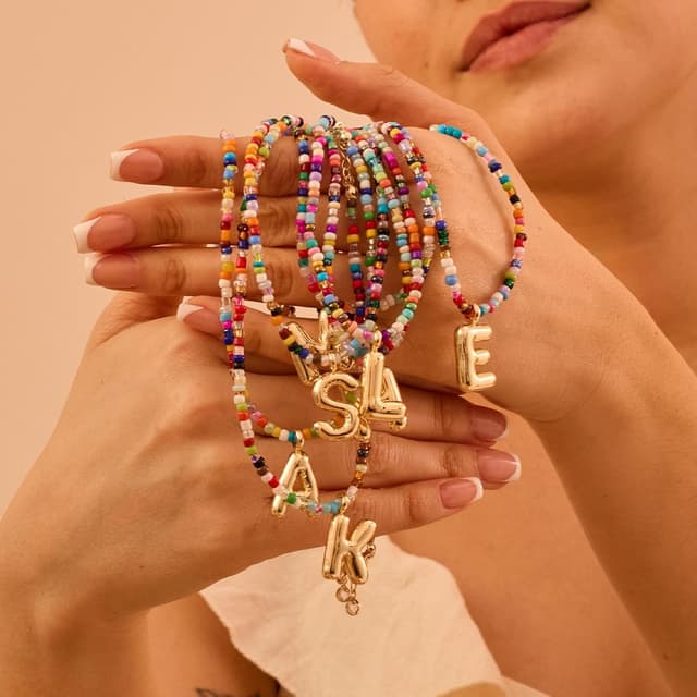 Thumbnail 6 de HANLI initial necklace with 15.0 in chain