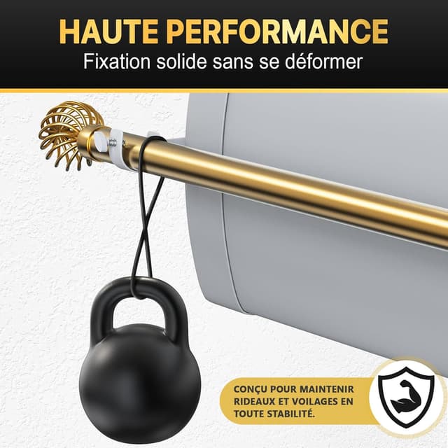 Detalle de La Maison Dorée supports tringle rideaux 2