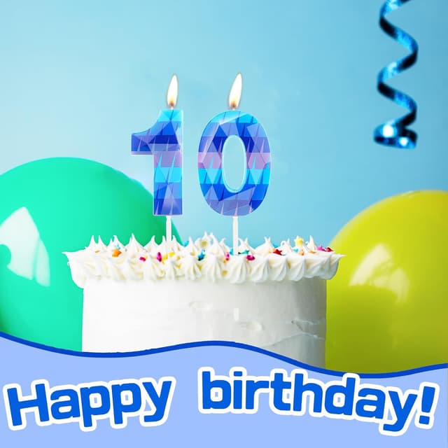 Detalle de Hongplus 3D Video Game number 6 birthday candle piñata-style cake topper