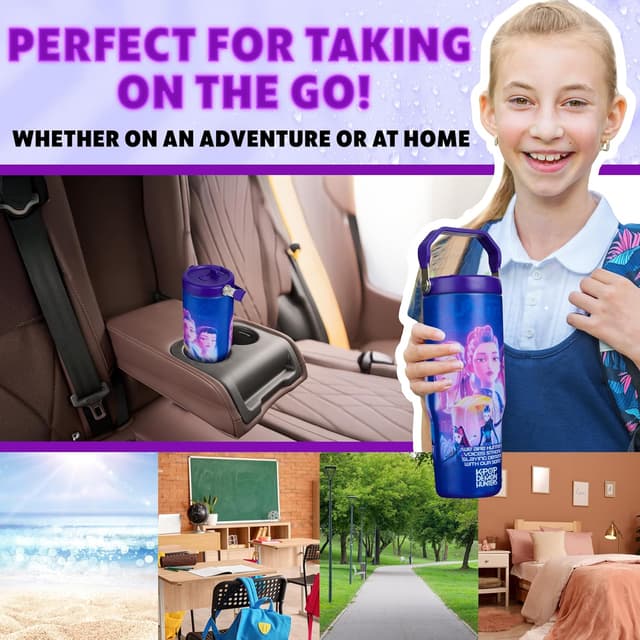 Detalle de KPop Demon Hunters 30oz insulated tumbler 🥤