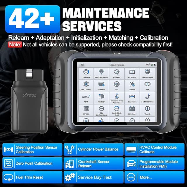 Detalle 2 de XTOOL D8W Wireless Bidirectional Scan Tool (AI-Assisted OBD2 Scanner) with Topology Mapping, ECU Coding & PMI