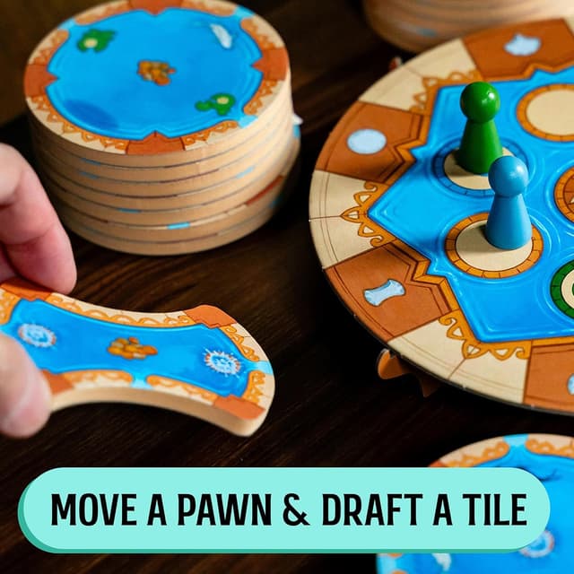 Detalle de Fountains Board Game Strategy, 1-5 Players ๐ฒ