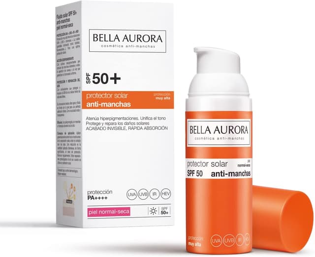 Detalle de Bella Aurora Protector Solar SPF 50+ Facial 50 ml