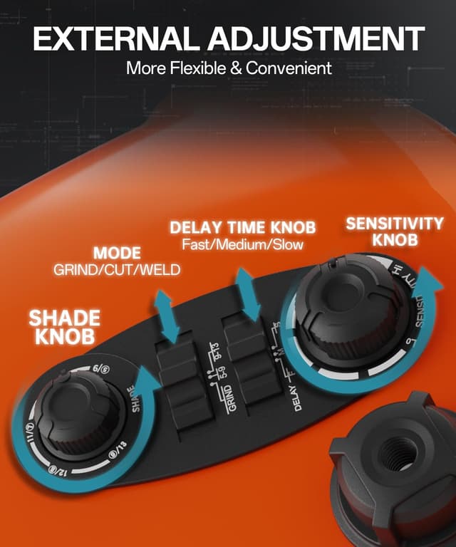 Thumbnail 3 de HITBOX welding helmet shade 9-13