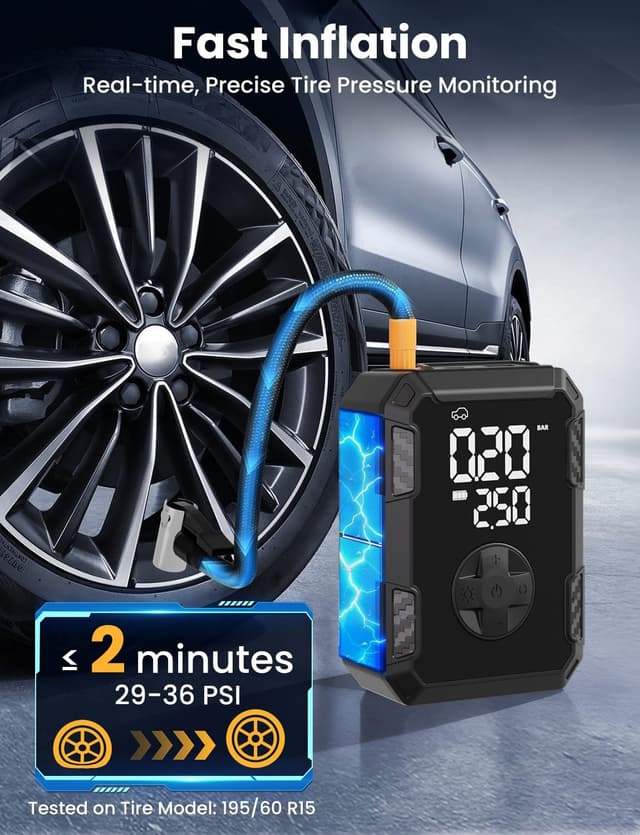 Thumbnail 2 de Oasser Tyre Inflator Cordless Pump