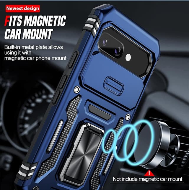 Thumbnail 5 de LeYi Google Pixel 9a case with ring stand