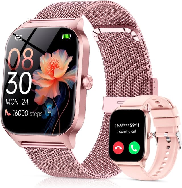 Detalle de CASCHO Smartwatch Damen mit Telefonfunktion