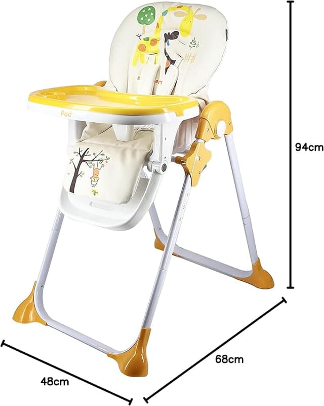 Detalle 2 de Star Ibaby Pod Giraffe Trona reclinable 6 posiciones