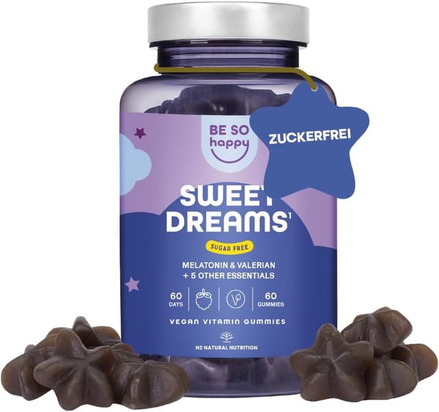 Detalle de BeSoHappy Melatonin Gummies 0,5 mg Schlaf
