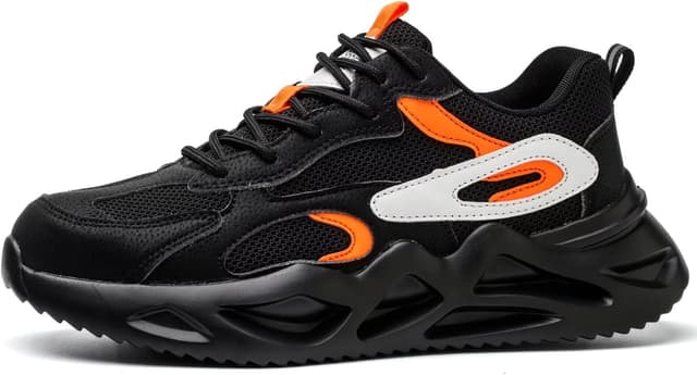 Detalle 2 de Annvia steel toe cap safety trainers (men & women) – lightweight, non-slip, puncture-resistant work shoes