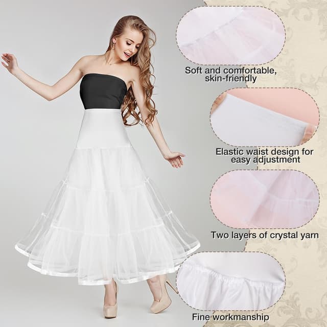 Detalle de AYBUY Enaguas Muje 99 cm para vestidos