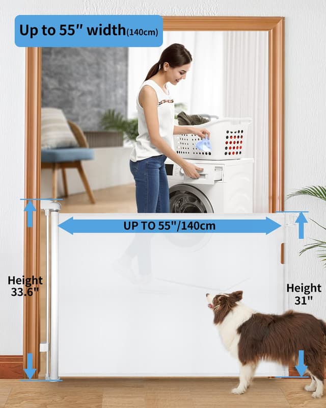 Thumbnail 1 de Veraste Retractable Baby Gate 33.6"