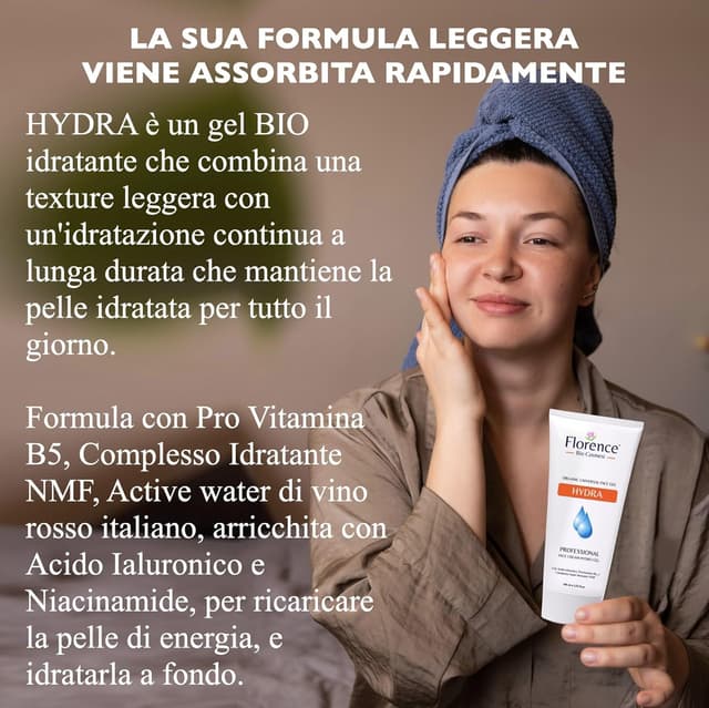 Detalle 1 de Hydra Florence Crema gel viso 24 ore