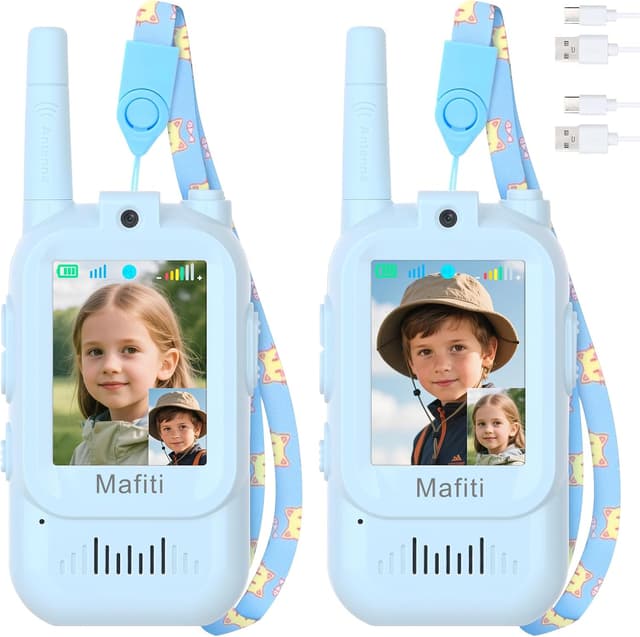 Detalle de Mafiti Walkie Talkies para Niños con Videollamada