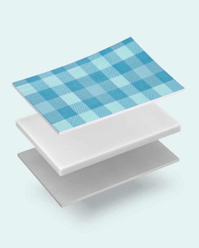 Detalle de SONGMICS Coperta da Picnic 300 x 200 cm pieghevole con 4 picchetti antivento, fondo impermeabile verde e blu GCM012Q03