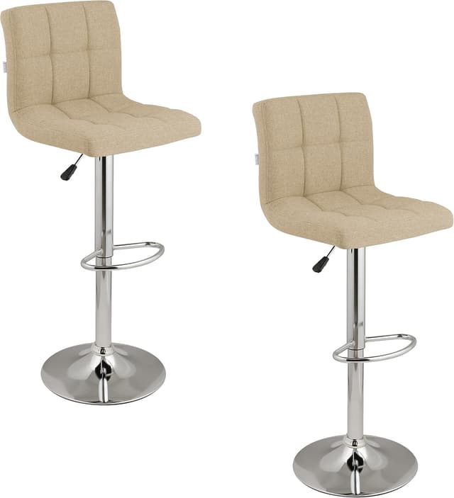 Detalle de Baroni Home sgabello da bar 360° beige