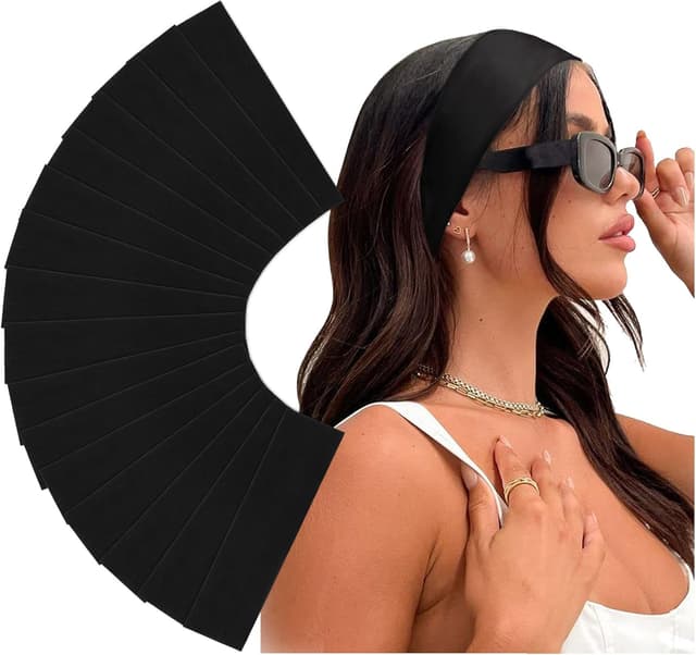 Detalle de DRESHOW 6cm Wide Headband, stretchy hair band