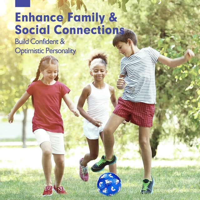 Detalle 2 de hahaland Fußball-Spielzeug mit Ballpumpe & Netz, Kinderfußball Größe 3 für drinnen & draußen (Einhorn-Design)