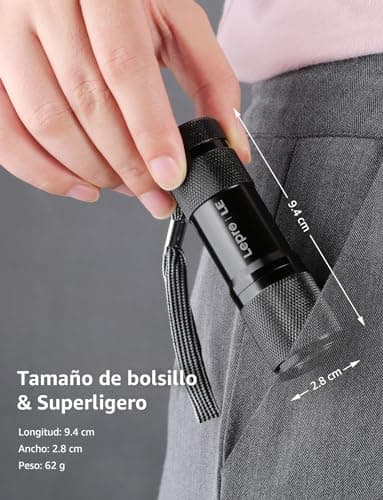 Thumbnail 6 de Lighting EVER Lepro Linterna UV 395nm