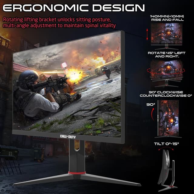 Detalle 2 de Twisted Minds Call of Duty — Écran 27" FHD 180 Hz noir