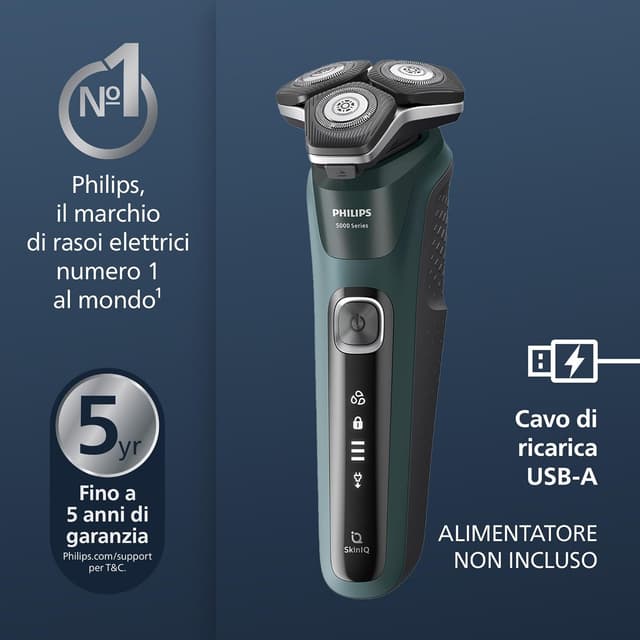Detalle 2 de Rasoio elettrico Serie 5000 SkinIQ S5884/35