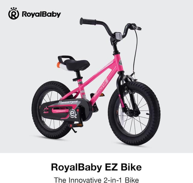 Detalle de RoyalBaby EZ Kids Bike (12–20 Inch) 2-in-1 Balance to Pedal Bike for Ages 3–12