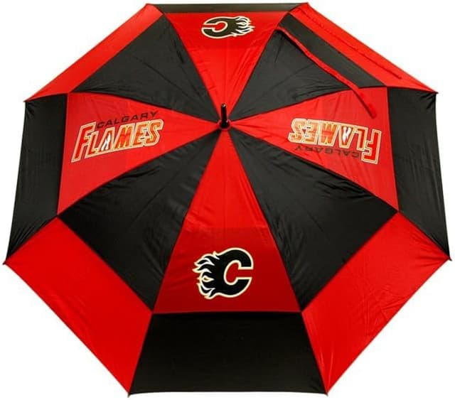 Detalle de Team Golf NHL 62" Double Canopy Golf Umbrella with Protective Sheath