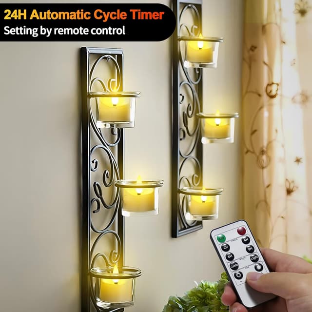 Thumbnail 2 de daphomeu Candele LED ricaricabili 12 🕯