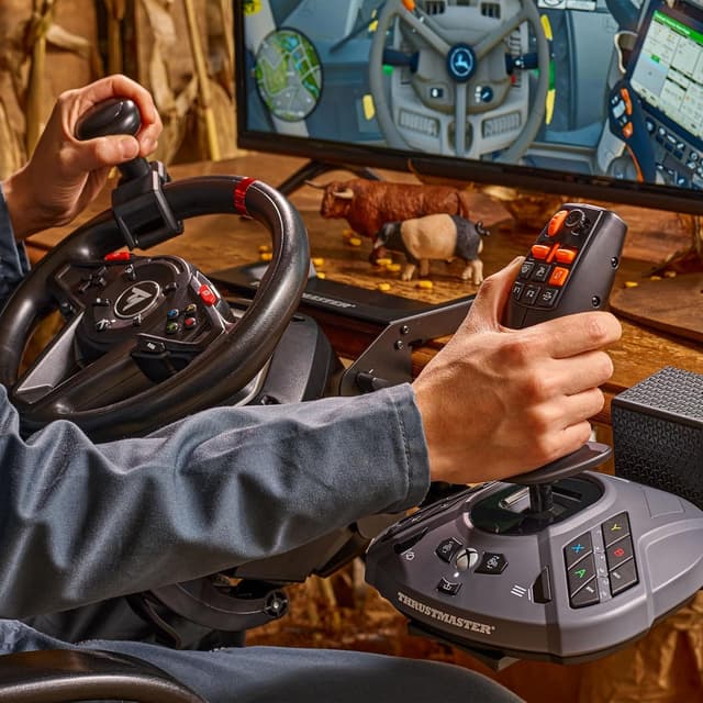 Detalle de Thrustmaster SimTask FarmStick : joystick multifonction pour l’agriculture sur Xbox et PC