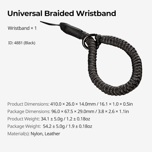 Thumbnail 5 de SMALLRIG Camera Wrist Strap Handgelenkschlaufe 41 cm