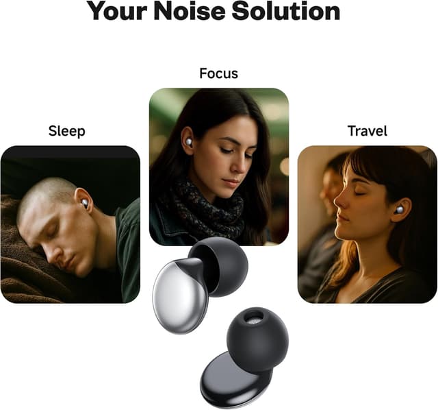 Thumbnail 4 de Ieapiar Tapones Oídos 47 dB para dormir