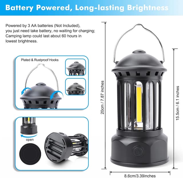 Thumbnail 4 de WARMTUYO linterna camping Portátil