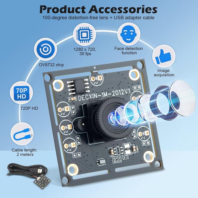 Detalle 2 de Nastopee OV9732 USB Kamera Set