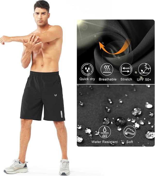 Detalle 1 de NORTHYARD Men's Athletic Running Shorts 7"