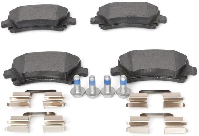 Detalle de Jeu de plaquettes de frein Bosch pour freins à disque (référence OE 1K0698451…)