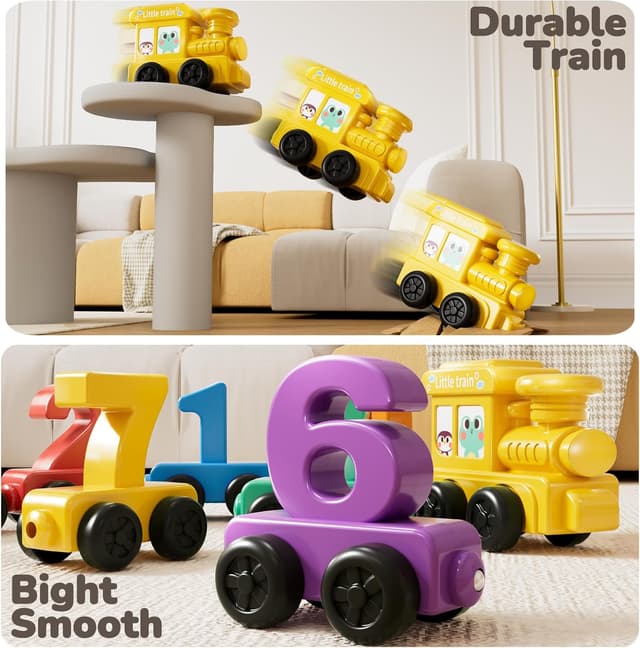 Thumbnail 6 de JUKUDAHU Magnet Number Train Set for Toddlers (Ages 1–4) – Counting & Color Sorting Train Toy