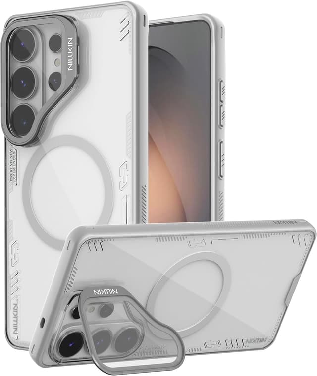 Detalle de Coque Nillkin Iceblade Magnétique pour Samsung Galaxy S26 Ultra 5G (6,9 pouces) — transparente avec couvercle caméra