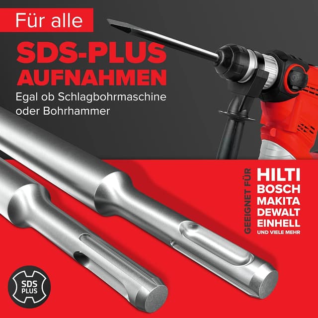 Detalle de KSP-TEC® SDS Plus Meißel Set 4-tlg.