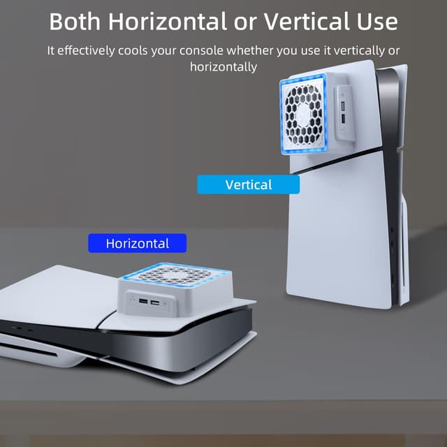 Thumbnail 5 de Mcbazel PS5 Slim Lüfter 3 Stufen